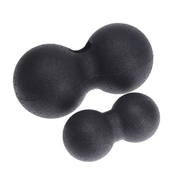 1:a Myofascial Release Jordnötsformad Massageboll Fascia Pilates Yoga Svart 8cm