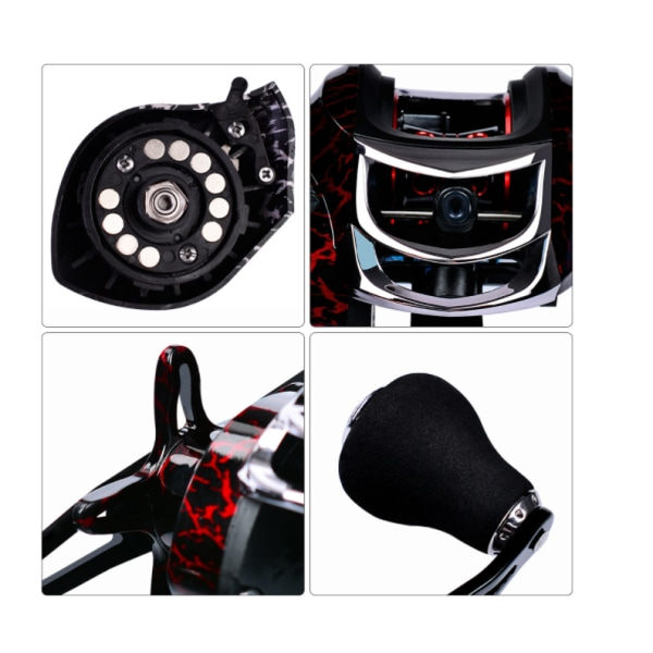 Fiske Baitcasting Rulle All Metall Spole 18+1BB 10kg/22LB