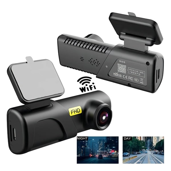 Sikker kjøring WiFi USB Bil DVR Kamera Wifi 1080P Video Opptaker Parkeringsovervåking null - USB