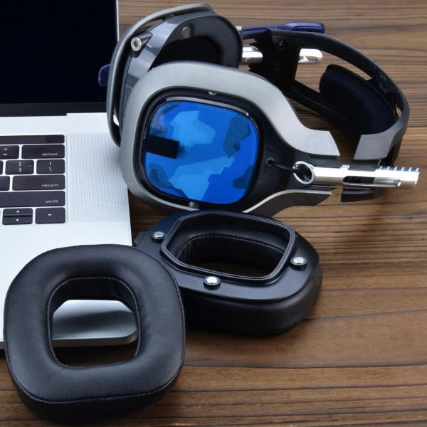 Slitstarka öronkuddar Pannband Memory Sponge Öronkudde för Astro A40TR Headset A