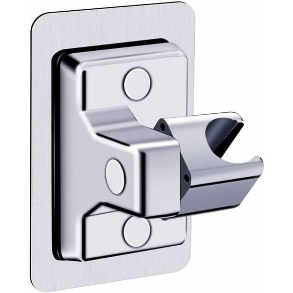 Duschmunstyckeshållare, 360° Justerbar Vinkel Duschfäste, Solid ABS Duschhållare, Ingen Borrning, Universell Väggmontering, Plast
