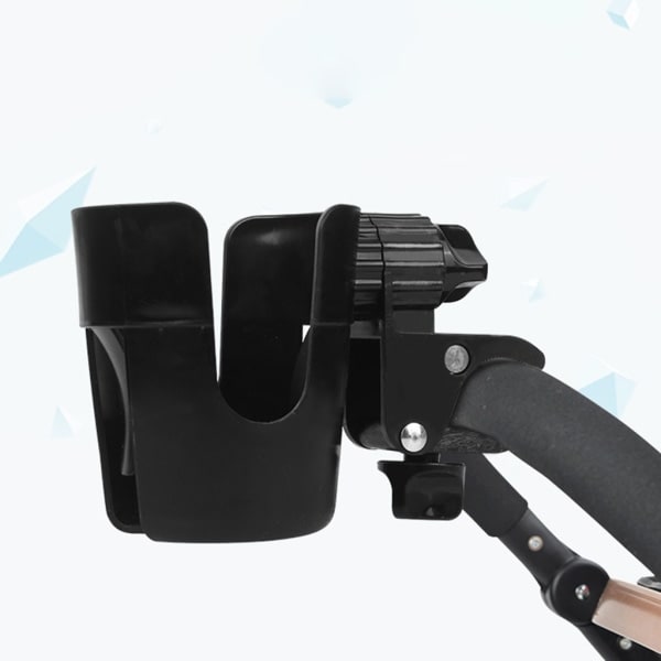 Babykoppholder Barnevogn Sykkel Stroller Bærbar Sklisikker Justerbar Flaskeholder 360 Rotatable Stroller Tilbehør