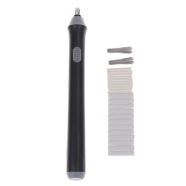 Elektrisk suddgummi Batteridrevet automatisk suddgummisats med penna med Black one size Black one size