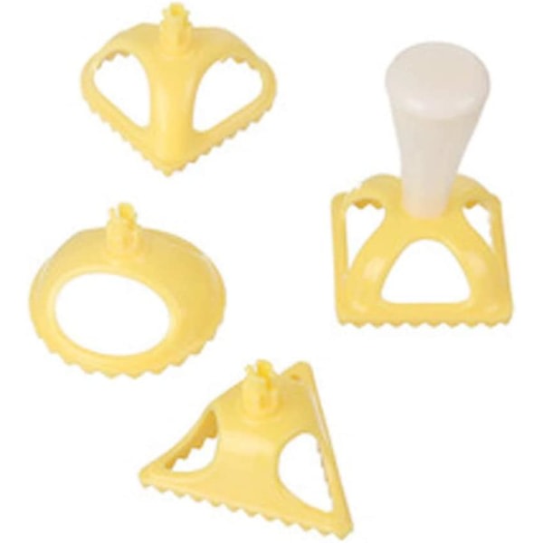 1. Ravioli Stämpel Sett Ravioli Maker Cutter Stämpel Pasta Maker Form Pasta Cutter Set med håndtag
