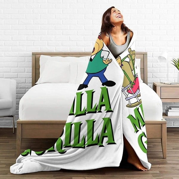 Magilla Gorilla Ultramyk Mikrofiberteppe Hjemmedekor Lettvekt for Sofa -q277 50x40in 125x100cm