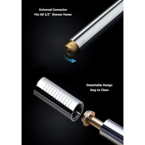 Universal Mini Brusehoved i Forkromet Messing (Rund)