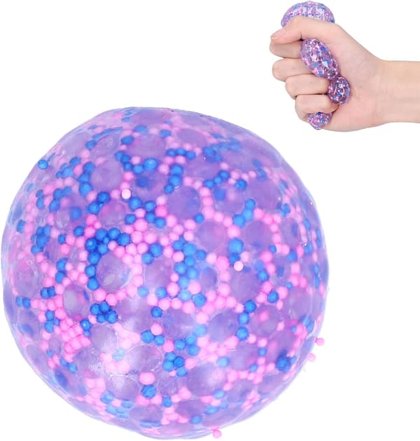 Lilla Squishy Stressbold - Fidget Legetøj til Angstlindring & Sensorisk Leg