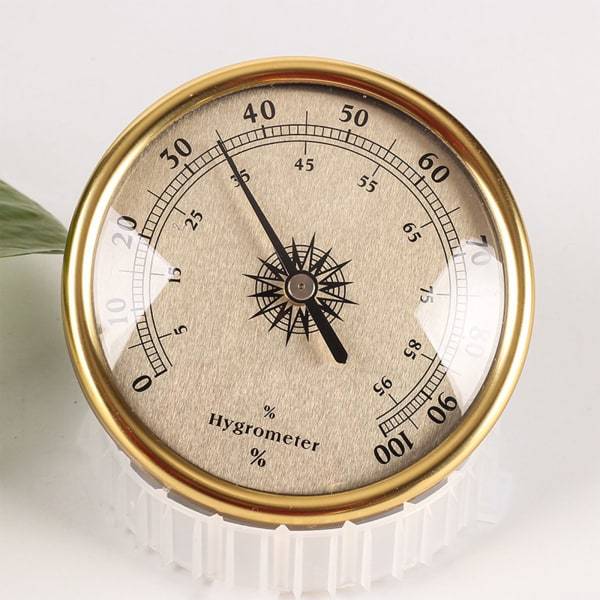 Väggmonterad Termometer Hygrometer Barometer Inomhus Hushålls Termometer för Hem Vägg Rum Inkubator för Tank Silver - 3