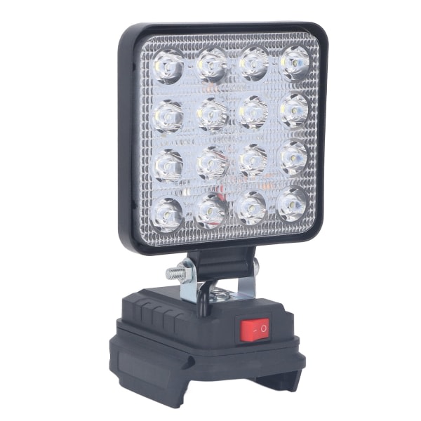 Sladdlös LED-arbetslampa 18V litiumbatteridriven superljus utomhussäkerhetslampa strålkastare Spotlight för BL1830 1840 1850