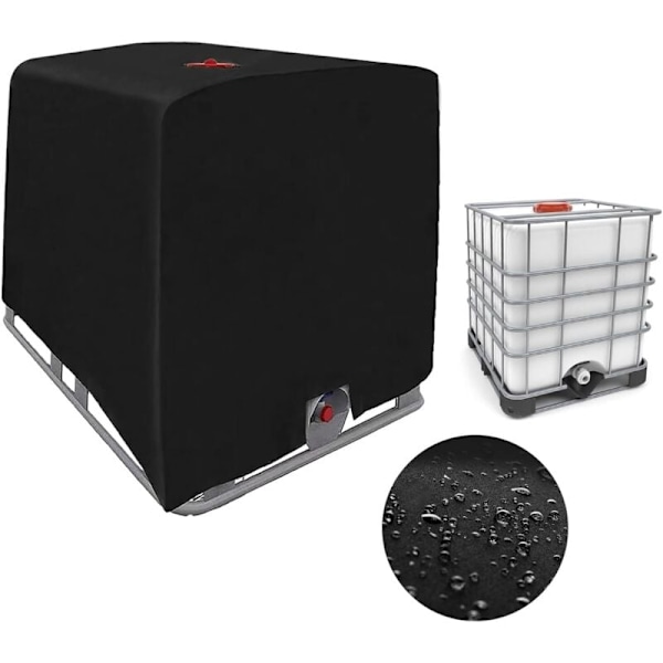 1000L IBC-säiliön suojus, vesisäiliön suojus, säiliön suojapeite, pölytiivis säiliön suojus, vihreä - 120 x 100 x 116 cm