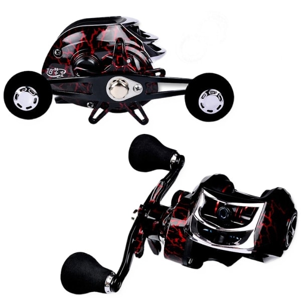 Fiske Baitcasting Rulle All Metall Spole 18+1BB 10kg/22LB