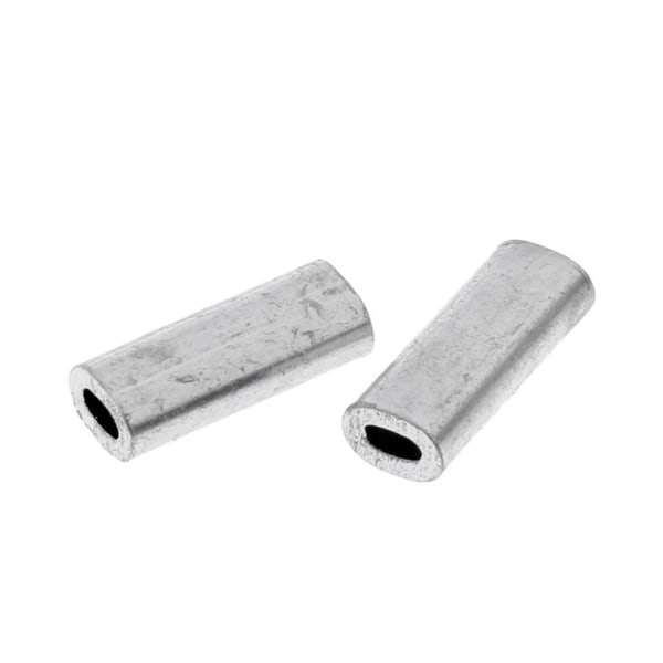 1/2/3 200 stk aluminiumlegering fiskesnøre Crimp Wire Leader 1Set