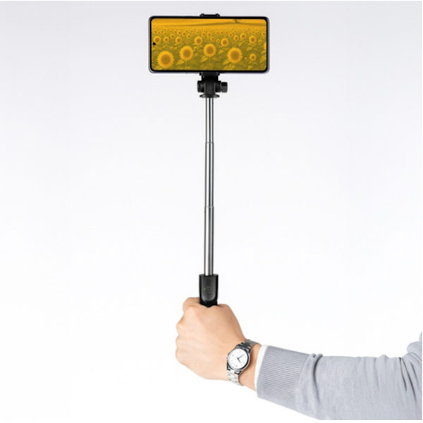 Selfie Stick - iPhone/Android - Bluetooth Black Svart
