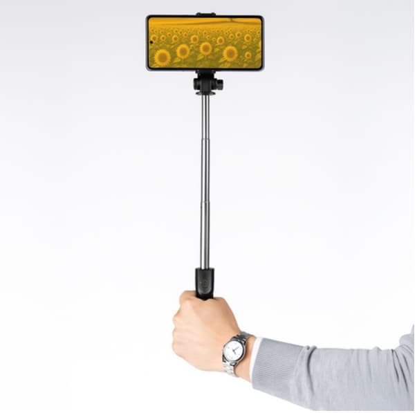 Selfie-tikku - iPhone/Android - Bluetooth Black Svart