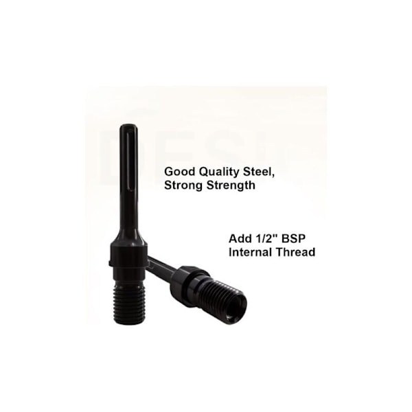 MAX PLUS -adapteri timanttiporanterälle 1 1/4\" UNC, 190 mm:n ydinporanterän adapteri 1 kpl