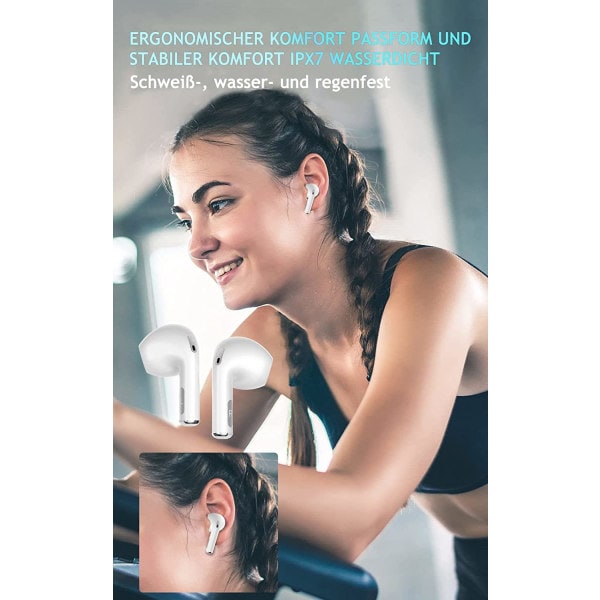 Bluetooth-kuulokkeet korvassa, langaton 5.1 HiFi-stereosoundi