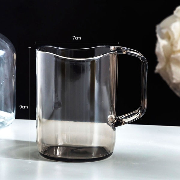 Nordisk Stil Munsköljkopp i Plast, Vatten, Te, Kaffe Mugg, Hemma, Resa, Tandborsthållare, Organiserare, Badrum, Dryckesglas, Transparent