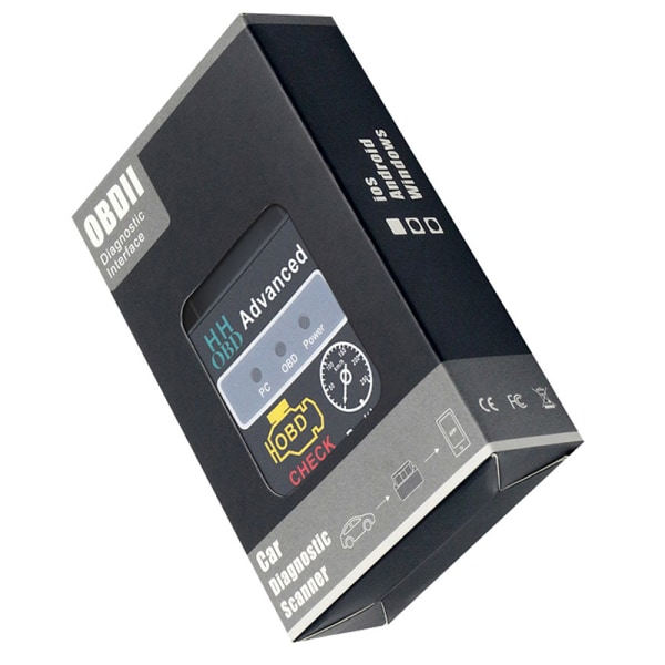 HH OBD V2.1 Bluetooth Bildiagnostisk Feilsøker ELM327 OBD2 Bil En størrelse A onesize