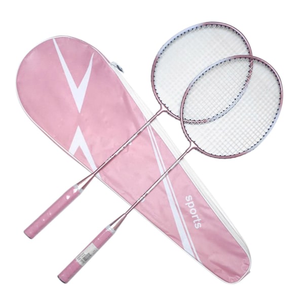 Set med Badmintonracketar och Bärväska Set Badmintonracketset inomhus utomhus