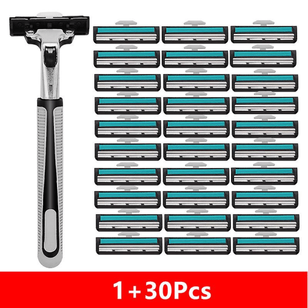 Manuell barbering for menn Bytt ut hodet Komfortable barberblad 6 6