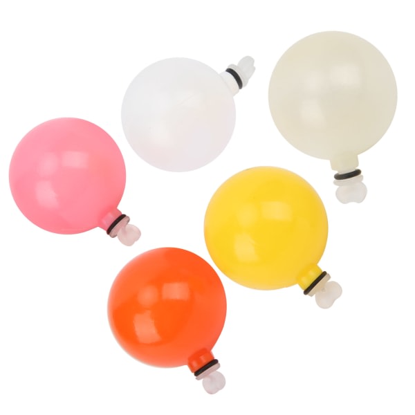 5 stk Plast Stick On Float Skum Tåre Drop Bobber Tube Strike Indicator Flugfiske Dele