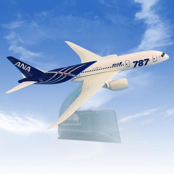 1/400 Japan Air Ana Airlines B787-8 Diecast Flygplansmodell Leksakspresent