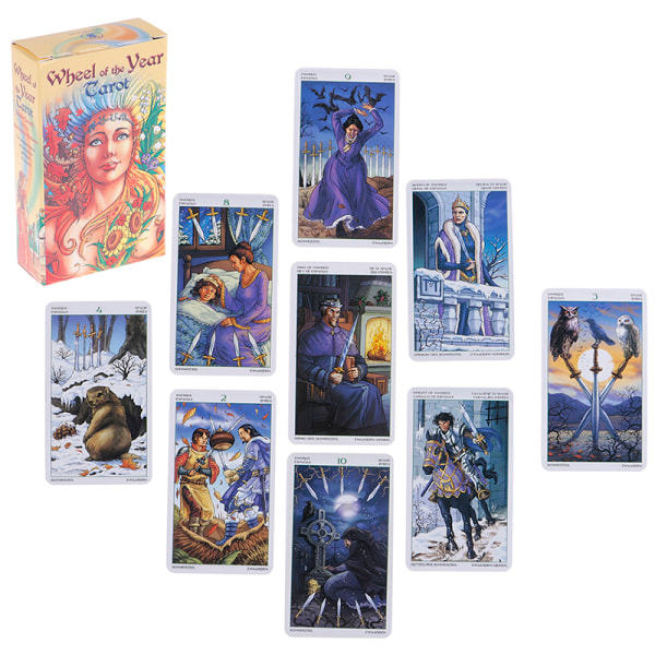 78 hjul året tarotkortstokk Mystisk spådomsperson Multicolor one size Multicolor one size