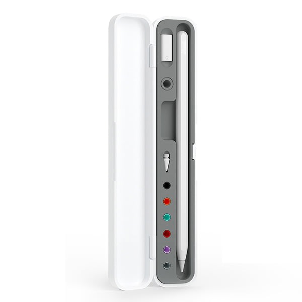 1. generasjon bærbart pennal for 1. og 2. generasjon Apple Pencil - Svart