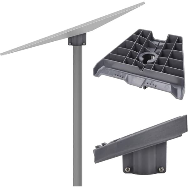 Gen 3 Röradapter, 39mm/1.53\" Stolpfäste, för Standard Gen 3 Satellitdisk, Vindtät - Grå, Stolpe Ingår Ej