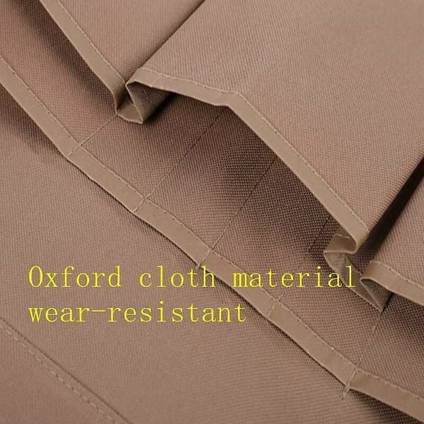 Women's Garden Apron with 14 Pockets 600d Oxford Work Apron Adjustable Protective Apron for Garden Tools (Brown)