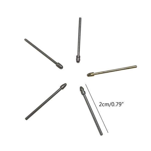 Udskiftningsspidser til S7+ NOTE10 20 S22 Stylus Pen i slidstærkt titaniumlegeringsmateriale, glatte kuglepenspidser, fine reserve-spidser null - C