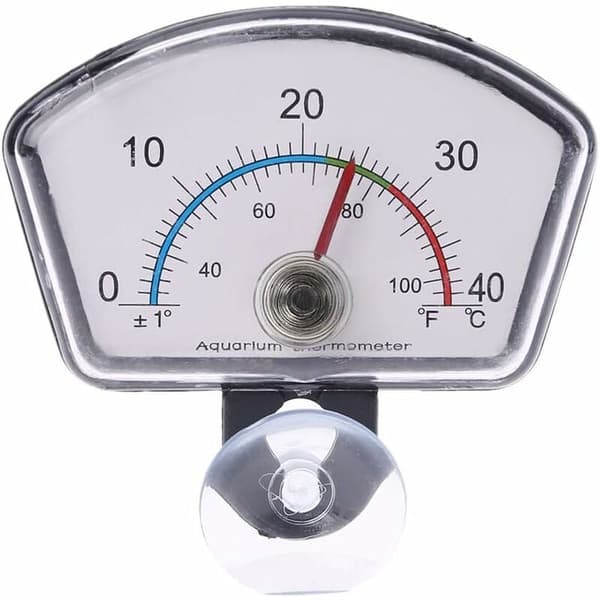 Akvarium Termometer Pointer Akvarietemperatur Måler Sugekopp Senkbar