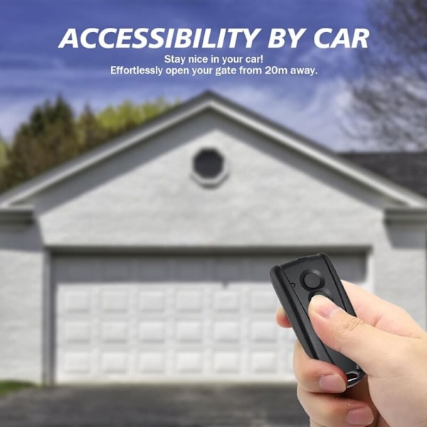 Ecostar RSE2 RSC2 Garageportsfjärrkontroll 433MHz Trådlös 2-Knapps Kontroll