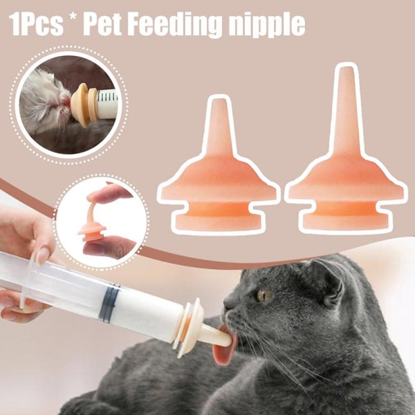 1:a Universal Pet Feeding Nippel Mini Katt Silikon Matning Pac Färg L Color L