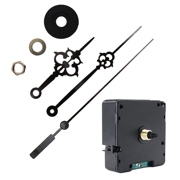 Tysk DCF-radiostyrd tyst väggklocka med kvartsrörelse DIY-kit