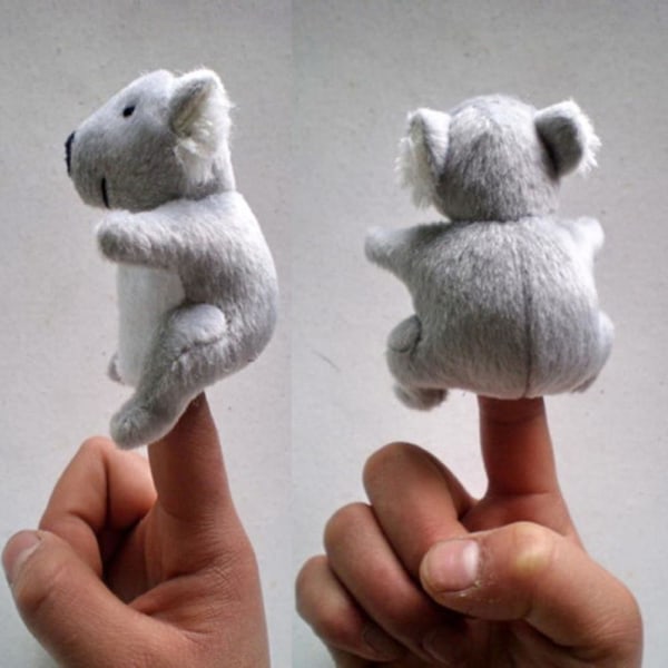 5 kpl Koala Platypus Australian Animal Finger Nukke Plysch Nuken Interaktiivinen Leikki