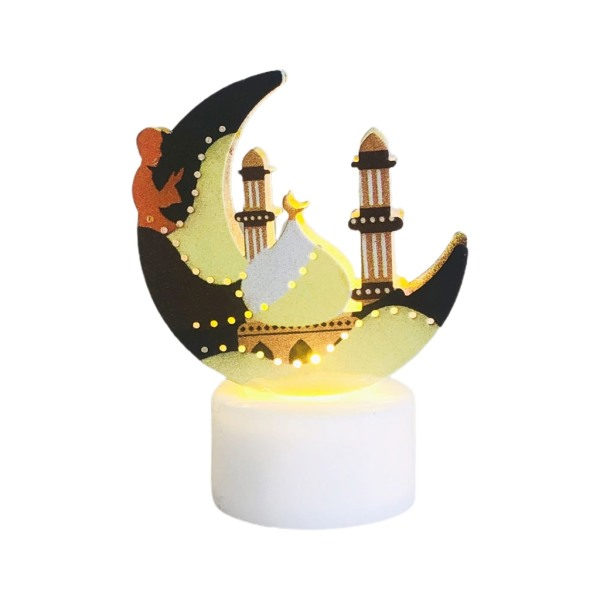 Ramadan LED Lys Lanterner Natlys LED Festlys Pynt Bar Rekvisitter Ferie Lys Udendørs Fest Dekorationer null - 6