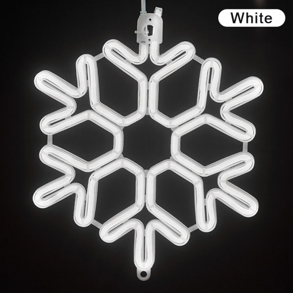 40CM Stor snöflinga String Light Utomhus Snöflinga Led Hängande Röd one size Red one size