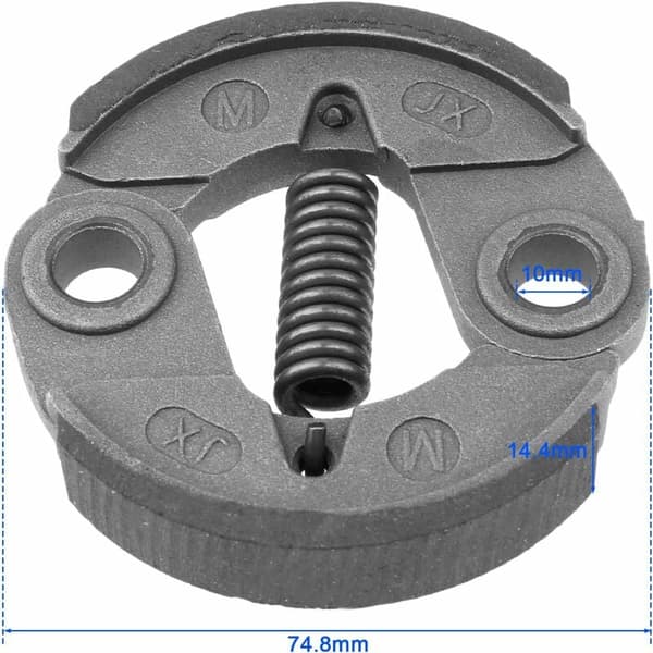 Gressklipperkobling i aluminium, reservedeler til gressklippere, 33CC 43CC 52CC
