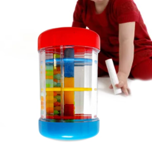 Plast Regnstikke til Børn Sensorisk Musik Rasle Legetøj Musikinstrument Slagværk Legetøj Toddler Musik Gave null - 1