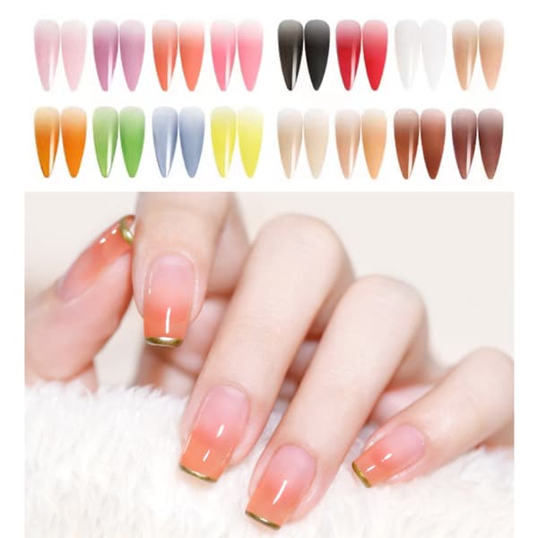 Gradient Pink Magic Mirror Neglekunst Pulver - 17 farver B