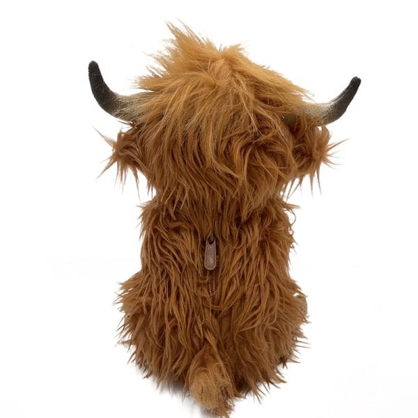 Simulering Plysch Plateau Ko Med Ljud Uppstoppad Highland Cattle onesize onesize onesize onesize