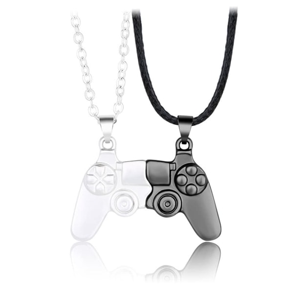 Game Controller Necklace, Magnetic Alloy Par Halsband - Split Magnetic Necklace