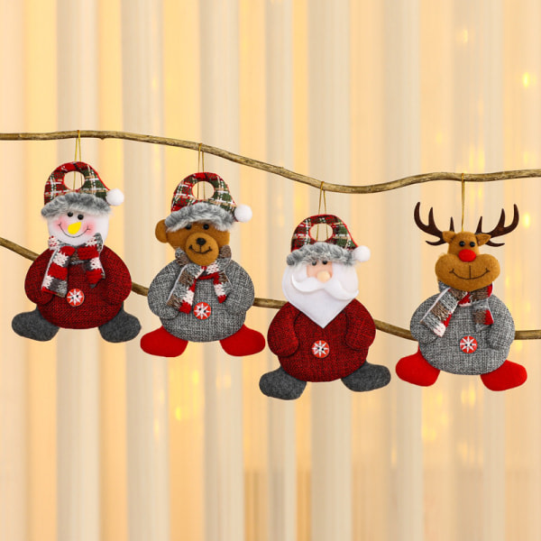 Uudet joulukoristeet Joulukuusen riipus DIY Xmas Tree Pe A2 onesize A2 onesize