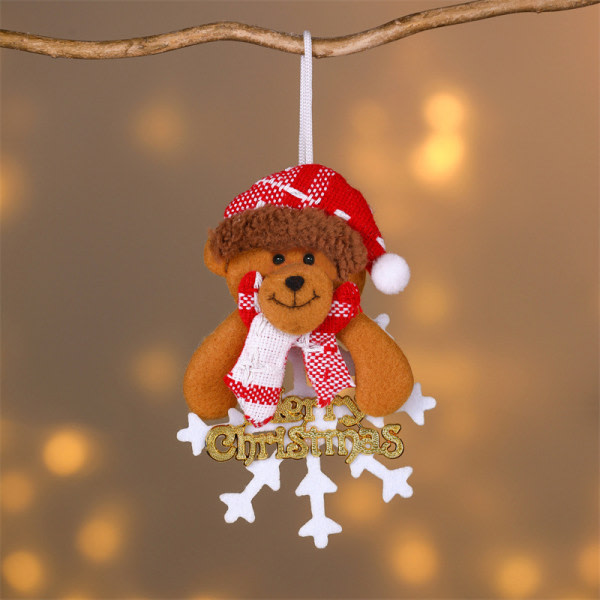 Uudet joulukoristeet Joulukuusen riipus DIY Xmas Tree Pe A12 onesize A12 onesize