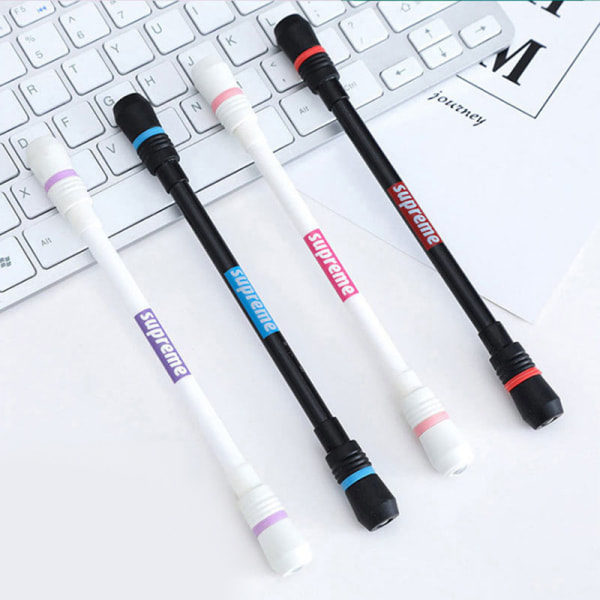 Spinning Pen Kreativ Tilfeldig Flash Roterende Gaming Gel Penner for D one size D one size