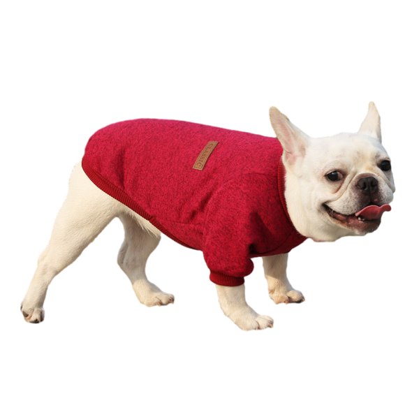 Hundkläder Mjuka husdjurskläder Förtjockad kofta Varm vinter kn