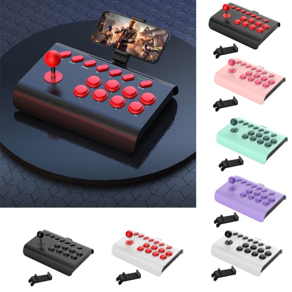 Game Joystick Rocker Fighting Controller til Switches PC Game Controller Board Joystick Control Enhed Lilla
