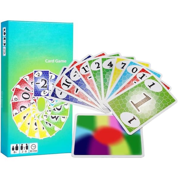 Kortspel, Brädspel for familier, Underhållande kortspel for barn og voksne, Spännande kortspel for fest, Julklapp Green Green