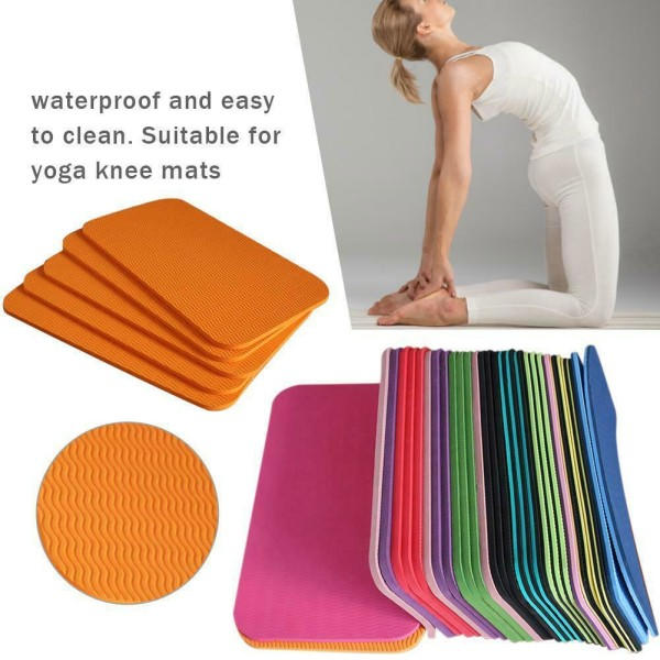 1. Yogamatto Knäskydd Halkfri Fuktbeständig Yogamatta Cus Multi-colorB M